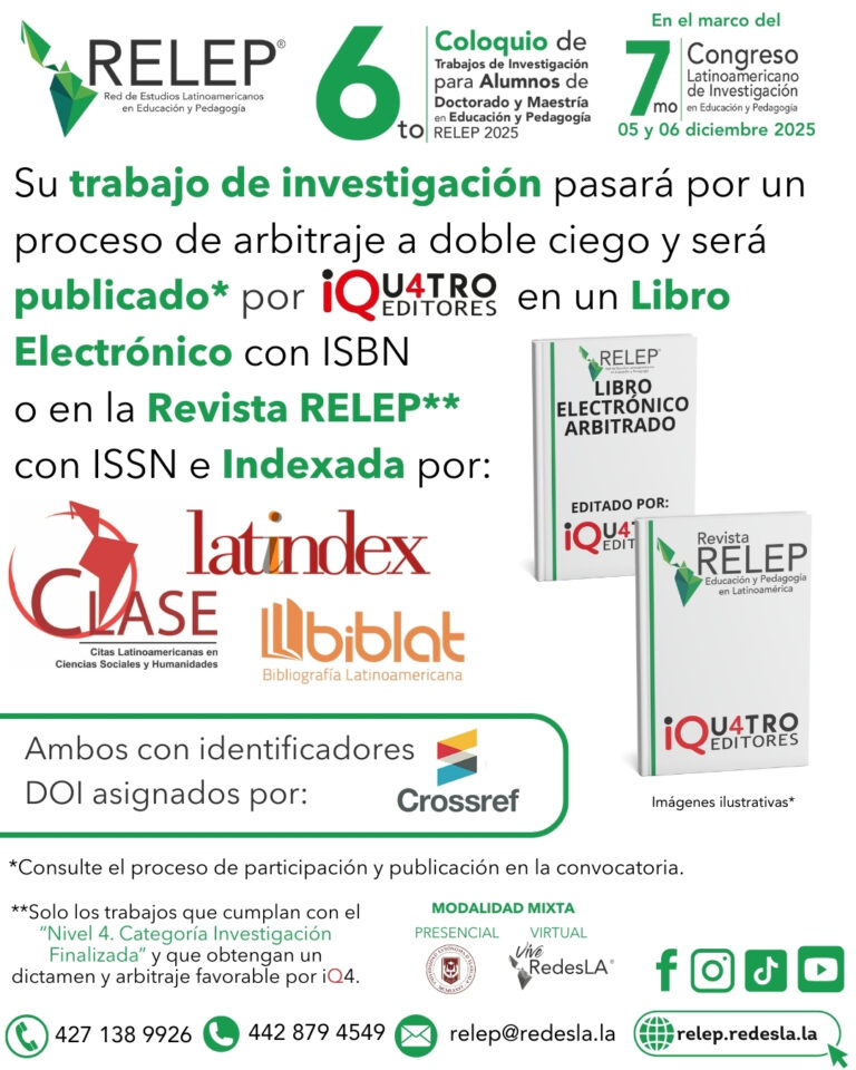 PUBLICACIÓN DEL TRABAJO - 6TO COLOQUIO RELEP 2025 relep.redesl.la