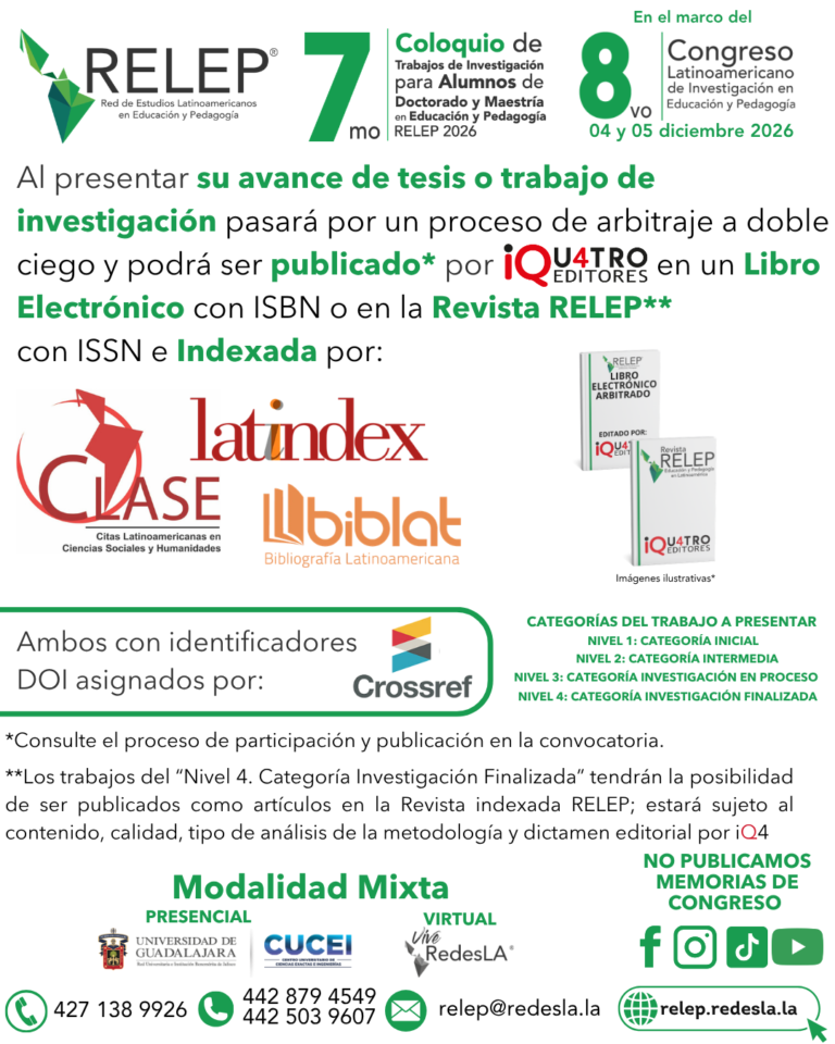 6. PUBLICACIÓN DEL TRABAJO - 7MO COLOQUIO RELEP 2026 relep.redesl.la